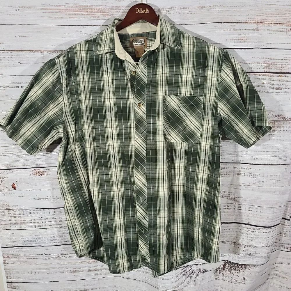 CE Schmidt Workwear Plaid Button Up shirt - XL